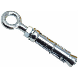 MASONMATE 0865EYE6 Eye Bolt Shield Anchor M6 (50)