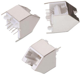 Złącze RJ45 Żeński Złącze RJ45 Montaż na płytce drukowanej Cat5 Wurth Elektronik, 45° 8-żyłowe