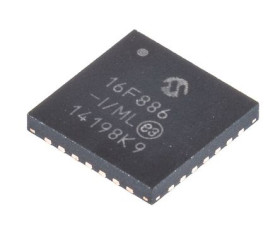 Mikrokontroler Microchip PIC16F QFN 28-pinowy Montaż powierzchniowy PIC 8192 x 14 słów, 256 B 8bit CAN: 20MHz RAM:368 B