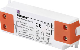 TRU COMPONENTS TC-YSL20F-2400830 Transformator LED Stałonapięciowy 20 W 0.83 A 24 V/DC Możlowość stosowania w meblach, Z