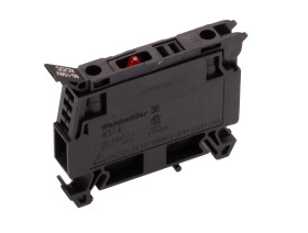 Złączka szynowa bezpiecznikowa Weidmuller poziomy: Pojedynczy 22 → 12AWGŚruba W raster: 8mm 6.3A 150 V AC/DC