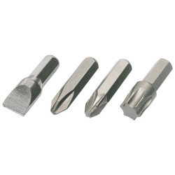 Draper 30904 8mm Plain Slot Impact Screwdriver Bit