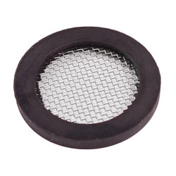 Uszczelka gumowa z filtrem płaskim 24mm - Filtr do węża pralki - prysznica