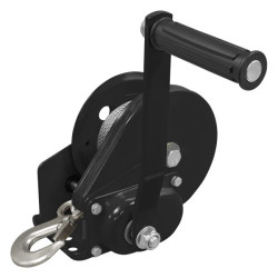 Sealey GWC1200B Geared Hand Winch with Brake &amp; Cable 540kg Capacity