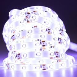 Taśma LED Pasek 12V 24W 300LED 2835 Zimna IP65 8mm 5m