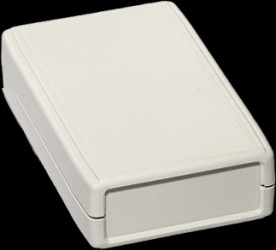 ABS handheld enclosure, (L x W x H) 100 x 60 x 25 mm, light gray (RAL 7035), IP65, RH3115A