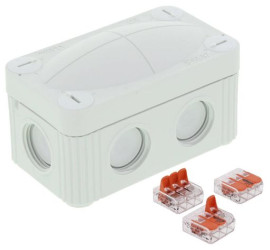 Puszka elektroinstalacyjna ścienna Polipropylen 85 x 49 x 51mm IP66, IP67 WISKA