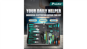 Uniwersalny Zestaw Narzędzi Do Naprawy Dla Elektryków Pk-618B