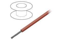 Przewód Na Rolce O Długości 30,5M Linka Cu, 300V Pvc Czerwony 20 Awg 7132 Rd005