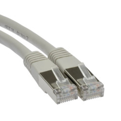 Kabel LAN Kat.5e FTP 7,5m Szary