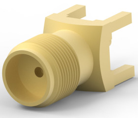 SMA panel socket 50 Ω, solder connection, straight, 1-1478979-0