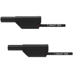 Sch&#xFC;tzinger VSFK 8500/1/150/SW Safety Test Lead 150cm Black 1pc