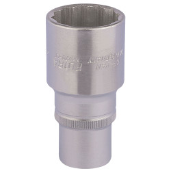 Elora 11939 30mm 1/2&quot; Square Drive Deep Bi-hexagon Socket