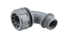 Dławnica Kątowa Do Węża Osłonowego M25 Ip65 Silvyn Mpc 90 Stopni M25x1,5 Gy...