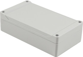 PC enclosure, (L x W x H) 160 x 90 x 45 mm, light gray (RAL 7035), IP68, 1555JL2GY