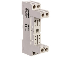 Gniazdo wtykowe do przekaźników 10A 300V AC szare GZS80 2613849