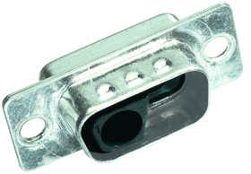 D-Sub plug, 2 pole, 2W2C, 09691100022