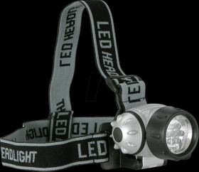 01207 LED head torch, 7 LEDs