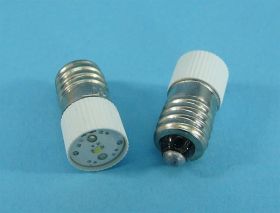 E-10 6V LED BIAŁA 10x23mm 0,2W