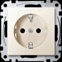 MEG2300-0444 Socket insert - System M, white