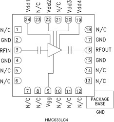 SMT Driver Amplifier, 5.5 - 17 GHz