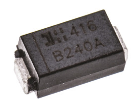 Dioda DO-214AC (SMA) 2A Montaż powierzchniowy 40V Bariera Schottky'ego Pojedyncza Prostownik Schottky'ego B240A-13-F