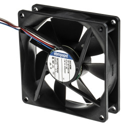 Wentylator osiowy 12 V DC DC 92 x 92 x 25mm 2.9W 102m³/h 39dB