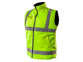 Bezrękawnik roboczy dwustronny jedna strona odblaskowa żółta rozmiar L/52 81-520-L TOPEX