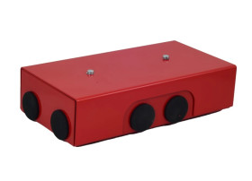 Puszka przeciwpożarowa PIP-5A R4x2x4,4x3x4 prostokątna, E90, rozgałęźna, wymiary 92x47x174mm, czerwony 84625616