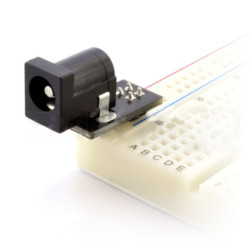 Gniazdo DC 2,5/5,5mm do prototypowej płytki stykowej