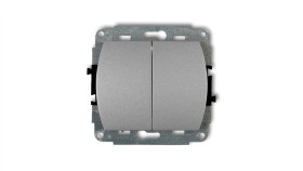 Trend Łącznik Świecznikowy Srebrny Metalik 7Wp-2