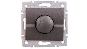 Logi Ściemniacz Obrotowy 500W Z Filtrem Śrubowy 10Ax 250V Grafit 021160141 25260