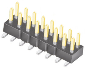 Złącze szpilkowe 16-pinowe raster: 2.54mm 2-rzędowe Samtec Montaż powierzchniowy 7.0A 475.0 V.