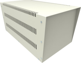 Steel enclosure, (L x W x H) 254 x 229 x 457 mm, gray (RAL 7046), IP30, 1453K