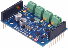 Pololu Motoron M3S550 Triple Motor Controller Shield for Arduino (Connectors Soldered)