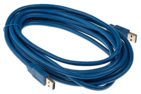 Kabel USB, dł. 5m, kolor: Niebieski