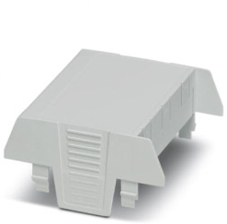 Upper part of housing, ABS/PC, (W x H x D) 67.6 x 75.26 x 36.95 mm, light gray, for enclosure, 1069887