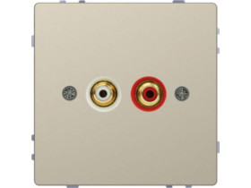 MERTEN D-LIFE Gniazdo wtykowe złącza audio piasek sahary MTN4350-6033 SCHNEIDER ELECTRIC