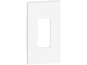 LIVING NOW Plakietka RJ11/45 - 2 moduły - biała KW07M2 LEGRAND