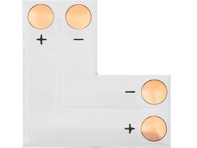 Łącznik kątowy do taśm LED 8mm (lutowany)