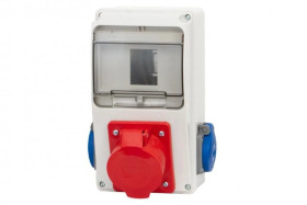 Rozdzielnica LAGO 6M - gniazda 32A 5p, 2x230V /6 modułów/