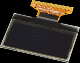 DEP128064D-W OLED, 128x64 px, white/black, 1.3inch