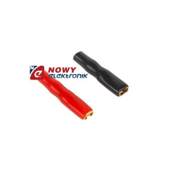 Konektor Ż 2,8 żeński + koszulka KF12 golded