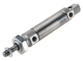 Siłownik pneumatyczny skok: 35mm Festo Ø 25mm dwustronnego działania Action 176.5mm z amortyzacją pneumatyczną