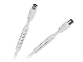 Kabel TV - VIDEO biały 1,5m
