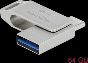 54075 USB 3.2 Gen 1 USB-C™ + Type-A Memory Stick 64 GB - Metal Housing