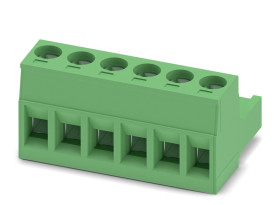 Wtykowy blok zaciskowy 6 -pinowe raster 5mm Wciskane Żeński Phoenix Contact