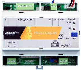 Zasilacz buforowy AC/DC, 12V/DC, 50W, do zasilania central 12V- wiązka, DIN 6M, PSR-ECO-5012-RS