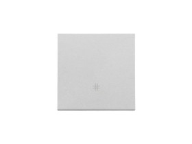 SIMON 55 Klawisz pojedynczy z piktogramem krzyżowym do: SW7M aluminium mat TKW7/143 KONTAKT SIMON