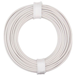Donau 150-015 Elektronik Strand 1x0.50mm&#xB2; White Cable 10m